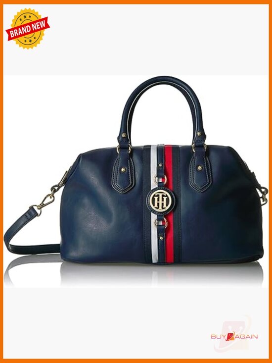 Handbags - Satchel Crossbody Bag with Convertible Strap, Lightweight
